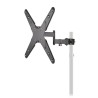 Neomounts FL40-430BL14/Držák displeje/na sloup,tyč 28-50 mm/32-55"/sklopný/3 čepy/VESA 400X400/nosn. 25kg/černý