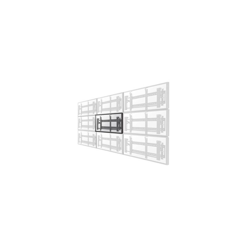 Neomounts LED-VW2000BLACK/Držák displeje/na stěnu/32-75"/fixní/pull-out/VESA 600X400/nosn. 70kg/černý