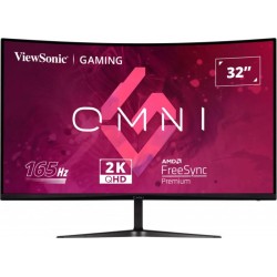 ViewSonic VX3218C-2K OMNI /32" prohnutý/VA/16:9/2560x1440 / 165Hz/ 1ms/ 250cd/m2 / Freesync premium /2xHDMI /DP / Repro