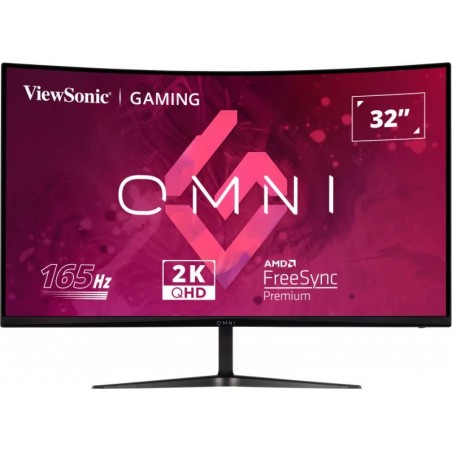 ViewSonic VX3218C-2K OMNI /32" prohnutý/VA/16:9/2560x1440 / 165Hz/ 1ms/ 250cd/m2 / Freesync premium /2xHDMI /DP / Repro