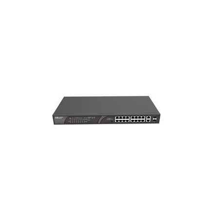 Reyee RG-ES118S-LP, 16-port 10/100Mbps Desktop Unmanaged Switch