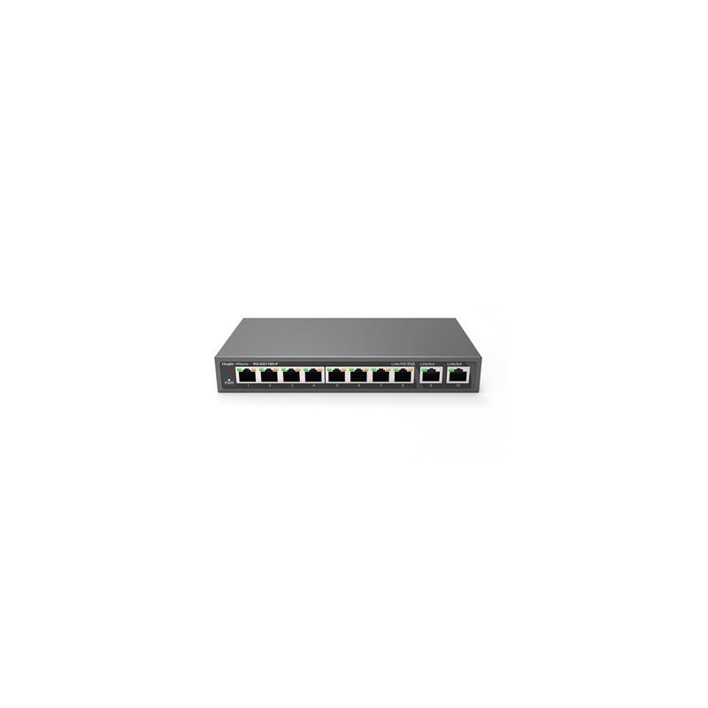 Reyee RG-ES110D-P, 8-port 10/100Mbps Desktop Unmanaged Switch