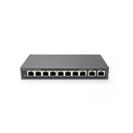 Reyee RG-ES110D-P, 8-port 10/100Mbps Desktop Unmanaged Switch