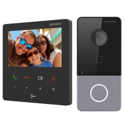 Hikvision Kit IP videotelefonu, bytový monitor + dveřní stanice + 2x zdroj