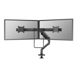 Neomounts DS75S-950BL2/Držák displeje/na stůl/17-27"/svorka+průch./VESA 100X100/nosn.2x8kg/plyn.píst/2 dis