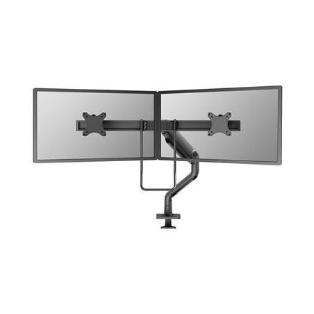 Neomounts DS75S-950BL2/Držák displeje/na stůl/17-27"/svorka+průch./VESA 100X100/nosn.2x8kg/plyn.píst/2 dis