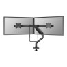 Neomounts DS75S-950BL2/Držák displeje/na stůl/17-27"/svorka+průch./VESA 100X100/nosn.2x8kg/plyn.píst/2 dis