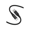 SWISSTEN DATA CABLE USB / USB-C TEXTILE 3,0M BLACK