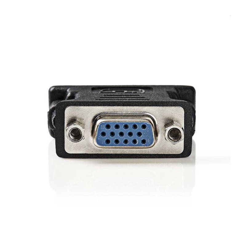 Nedis CCGB32900BK - DVI – VGA Adaptér | DVI-I 24+5-Pin Zástrčka - VGA Zásuvka | Černá barva