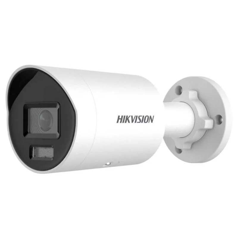 Hikvision 8MPix IP Bullet Hybrid ColorVu AcuSense kamera LED/IR 40m, WDR 130dB, blikač, mikrofon, IP67
