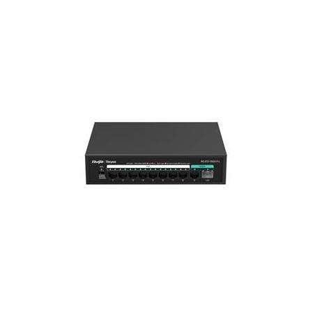 Reyee RG-ES110GS-P-L, 10-Port 10/100/1000 Mbps Unmanaged PoE Switch