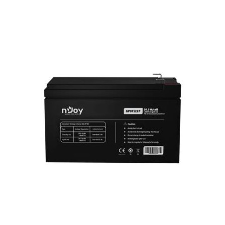nJoy - baterie GP07122F 12V/7Ah, F2 (T2) Faston 250
