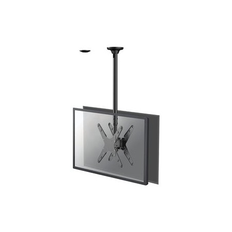 Neomounts FPMA-C340DBLACK / Back to Back Screen Ceiling Mount (Height: 106-156 cm) / Black
