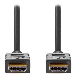 NEDIS High Speed HDMI 2.0 kabel s ethernetem/ 4K@60Hz/ zlacené konektory HDMI-HDMI/ černý/ bulk/ 1m