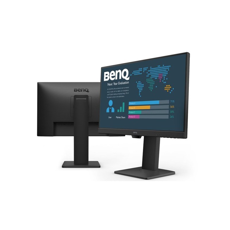 BENQ 24" LED BL2486TC/ 1920x1080/ IPS panel/ 1300:1/ 5ms/ HDMI/ DP/ USB-C/ Pivot/ audio/ černý