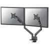 Neomounts DS70-250BL2 Neomounts NEXT Slim Desk Mount, double display (topfix clamp/grommet), black
