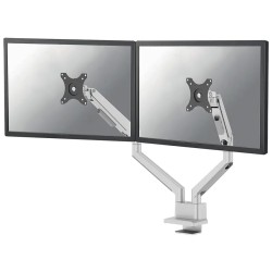 Neomounts DS70-250SL2 Neomounts NEXT Slim Desk Mount, double display (topfix clamp/grommet), silver