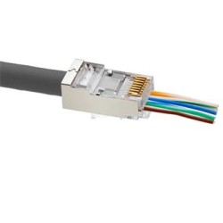 ADEX Simple konektor CAT5E FTP RJ45 Plug-Pass through