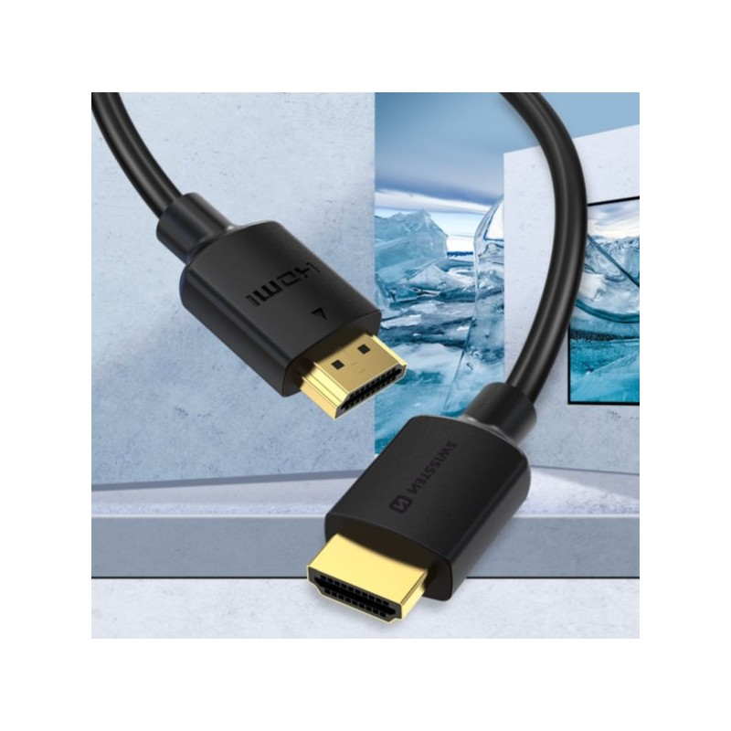 SWISSTEN KABEL HDMI NA HDMI 8K 60Hz 2,0 M PVC
