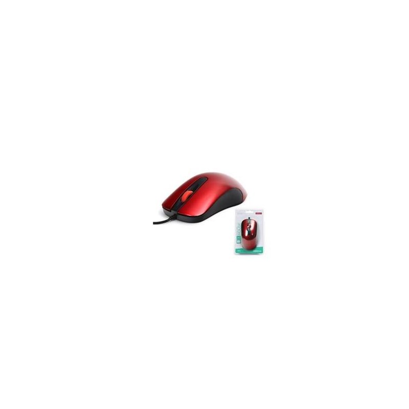 OMEGA MOUSE OM-520 1000DPI RED
