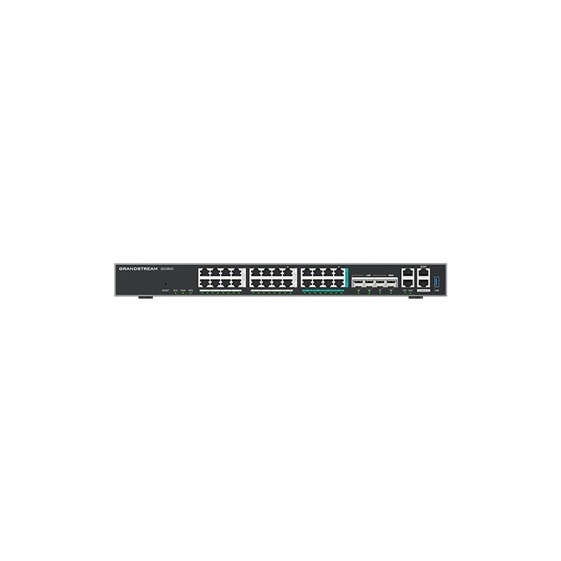 Grandstream GCC6021 all-in-one (10 Gbps VPN router, NGFW, switch 10G SPF+, a IP PBX 50 uživatelů)