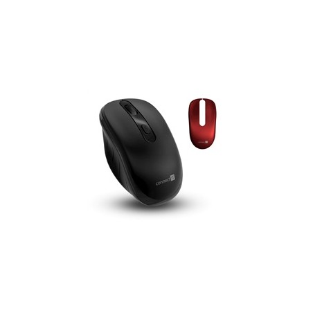 CONNECT IT LONG LIFE bezdrátová tichá myš, USB, (+ 2x AA baterie zdarma), černá