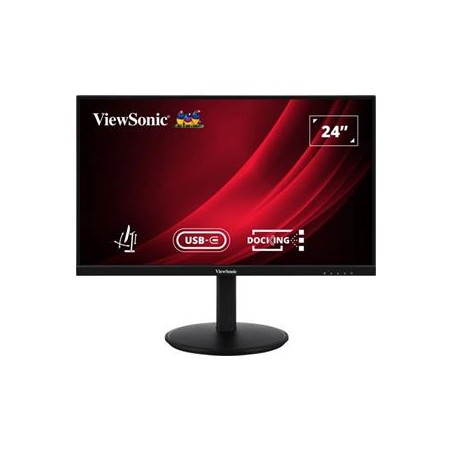 ViewSonic VG2409U-2/24" FHD Frameless IPS Monitor with 2 HDMI, DP in, DP out, USB C, RJ45 ,LAN, USB, Daisy Chain