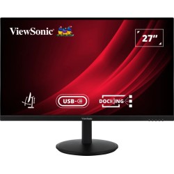 ViewSonic VG2709U-2 / 27" QHD Frameless IPS Monitor with HDMI, DP in, DP out, USB type C, RJ45 , USB, Daisy Chain