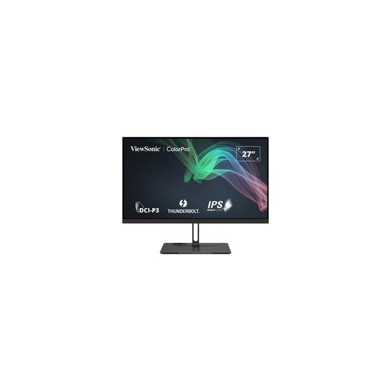 ViewSonic VP2776T-4K/27" 16:9 3840 x 2160 3 sides Frameless SuperClear IPS Monitor with 100% sRGB,98% DCI-P3,Thunderbol
