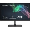 ViewSonic VP2776T-4K/27" 16:9 3840 x 2160 3 sides Frameless SuperClear IPS Monitor with 100% sRGB,98% DCI-P3,Thunderbol