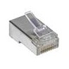 Intellinet konektor RJ45, Cat5e, Cat6, Cat6a, stíněný STP, 50µ, drát, 100 ks v nádobě
