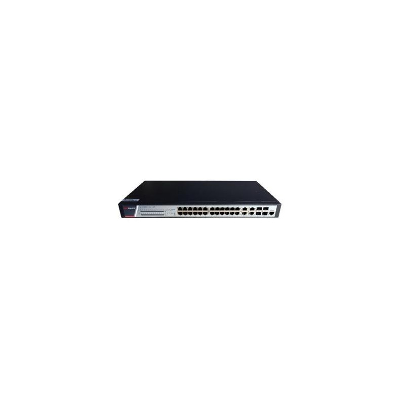 Hikvision Full Managed Gigabit PoE Switch, 24x Gb ports, 4x Gb combo ports