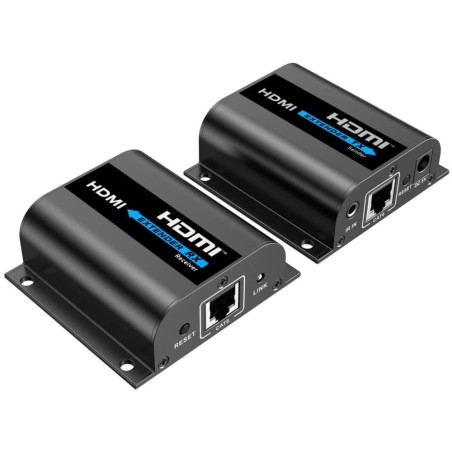 PremiumCord HDMI extender na 50m přes jeden kabel Cat6/6a/7, lokální HDMI výstup