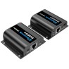 PremiumCord HDMI extender na 50m přes jeden kabel Cat6/6a/7, lokální HDMI výstup