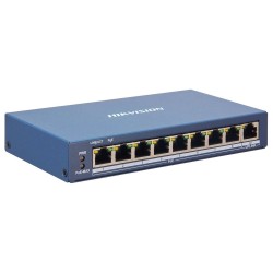 Hikvision Smart managed switch 8x 100TX PoE + 1x Gb uplink, 110W, Super PoE DS3E1309PEI(B)