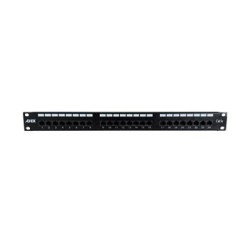 ADEX patch panel 24port cat5e UTP s vyvazovací lištou