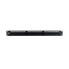 ADEX patch panel 24port cat5e UTP s vyvazovací lištou