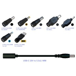 EUROCASE Koncovky pro napájecí adaptér AD-716