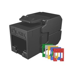 Solarix - samořezný keystone CAT5E UTP, RAL FIT moduly, SECURE CAP