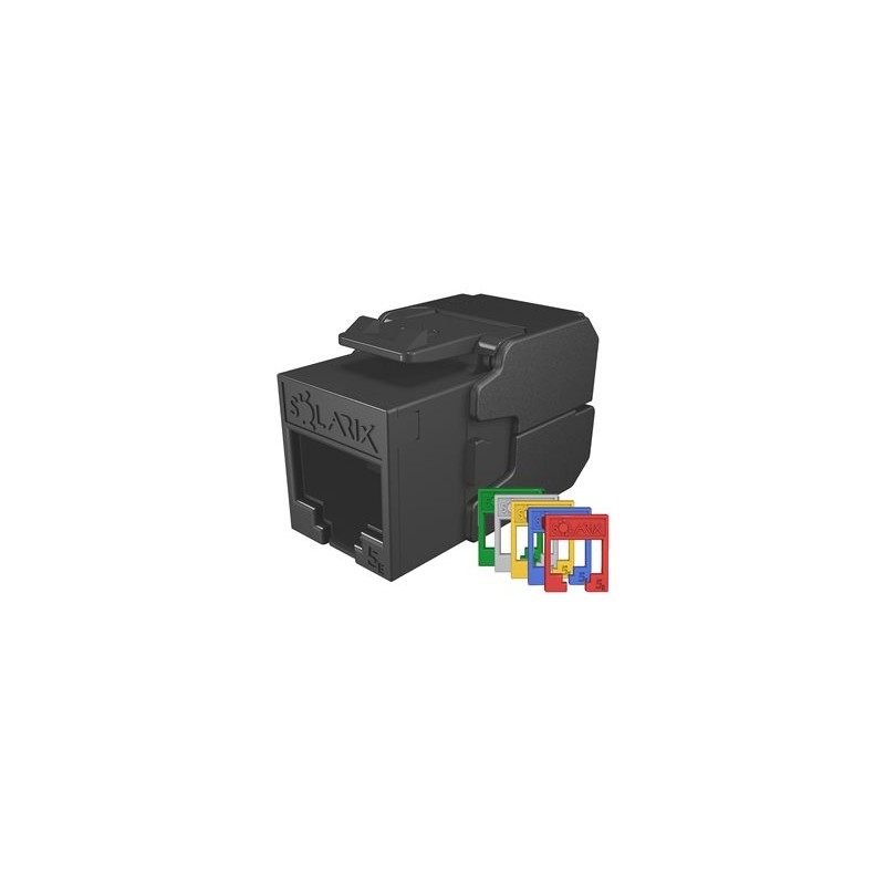 Solarix - samořezný keystone CAT5E UTP, RAL FIT moduly, SECURE CAP