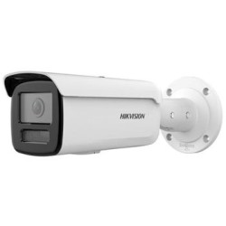 Hikvision 8MPix IP Bullet Hybrid ColorVu AcuSense kamera LED/IR 60m, mikrofon, IK10