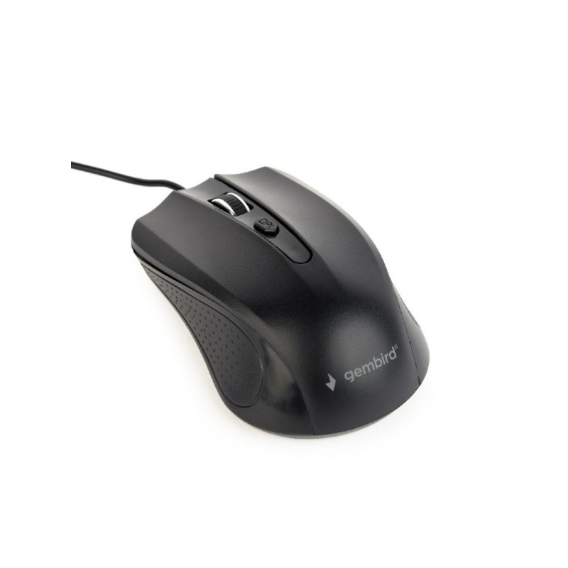 Gembird Myš MUS-4B-01L, USB, optická, černá, kabel 1,8m