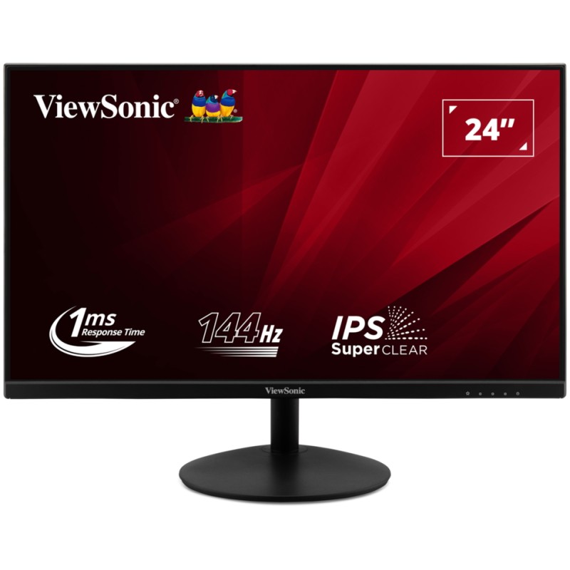 ViewSonic VA24E2-H 24" 16:9 (23.8") 1920 x 1080 SuperClear® IPS monitor, VGA and HDMI, 144Hz