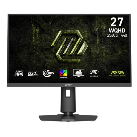 MSI Gaming MAG 274QPF X32/ 27"/ 2560x1440/ IPS/ 0,5ms/ 320Hz/ 300cd/m2/ 1000:1/ HDMI/ DP/ VESA/ černý