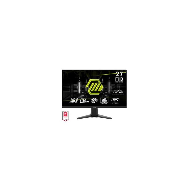 MSI Gaming MAG 275F E20/ 27"/ 1920x1080/ IPS/ 0,5ms/ 200Hz/ 300cd/m2/ 1000:1/ HDMI/ DP/ VESA/ černý