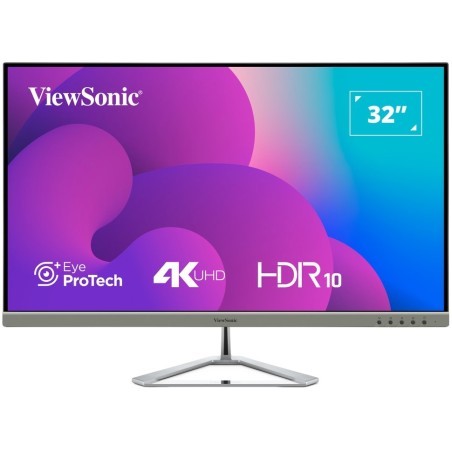 ViewSonic VX3276-4K-MHD-2 32" 16:9, 2560 x 1440 VA monitor,75Hz,10 bit colour, 2 HDMI, DP, Mini DP, speakers. stříbrný