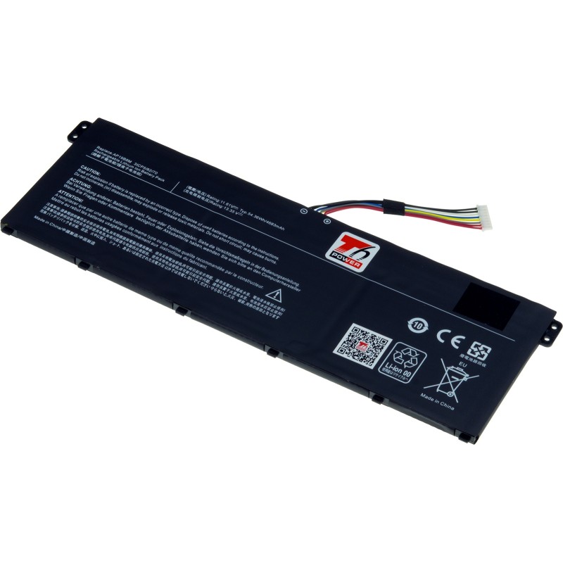 Baterie T6 Power pro Acer TravelMate P214-53, P215-54, X40-53, 4683mAh, 54,3Wh, 3cell, Li-pol