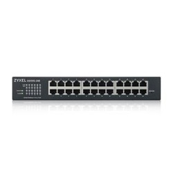 Zyxel GS1915-24E, 24-port GbE Smart hybrid mode Switch, standalone or NebulaFlex Cloud, rackmount, fanless