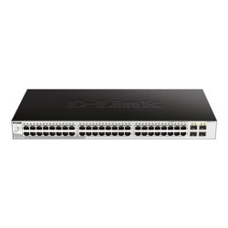D-Link DGS-1210-52/ME/E 48-Port 10/100/1000BASE-T + 4-Port 1 Gbps SFP Ports Metro Ethernet