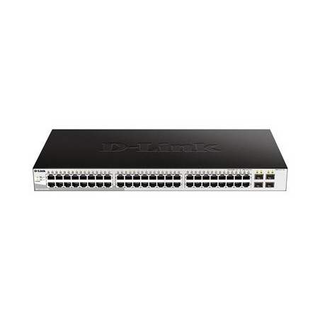 D-Link DGS-1210-52/ME/E 48-Port 10/100/1000BASE-T + 4-Port 1 Gbps SFP Ports Metro Ethernet